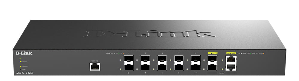 Commutateur D-Link DXS-1210 10G intelligent géré – 10 ports SFP+