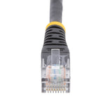 50FT CAT5E Black Molded UTP RJ45 M/M Patch Cable 350MHZ