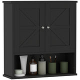 Farmhouse Bathroom Medicine Cabinet, and Adjustable Shelf for Laundry Room