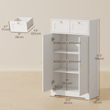 Bathroom Floor Cabinet with 2 Drawers