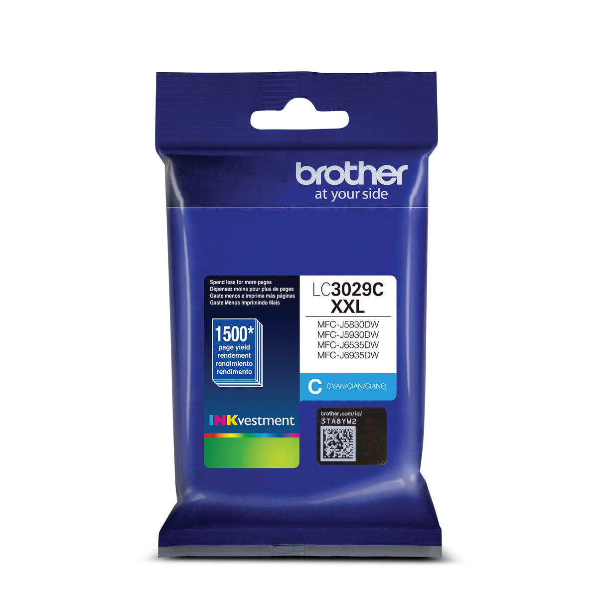 Brother LC3029CS Cartouche d'encre cyan haut rendement