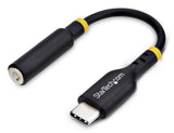 Adaptateur StarTech.com 5in (12,7cm) USB-C vers jack écouteur/casque 3.5mm TRRS