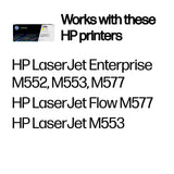 Cartouche de toner LaserJet jaune original haute capacité HP 508X