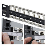 Panneau de brassage vierge StarTech.com 48 ports 1U, Cat6a
