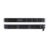 StarTech.com 20-Outlet Rackmount PDU, 1U Server Power Strip, 16x C13 +