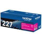 Brother Genuine TN227M High Yield Magenta Toner Cartridge