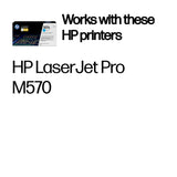 Cartouche de toner LaserJet original HP 507A cyan