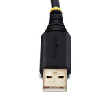 StarTech.com 6.6ft (2m) USB to Null Modem Serial Adapter Cable, COM Re