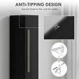 Freestanding Tall Bathroom Storage Cabinet with Adjustable Shelves, Bathroom Organizer
