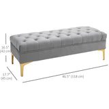 Banc de bout de lit, Banc rembourré