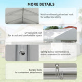 23' x 39' Party Tent, Heavy Duty Outdoor Canopy Tent Shelter with 2 Doors and 12 Windows for Parties