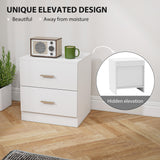 Bedside Table with 2 Drawers