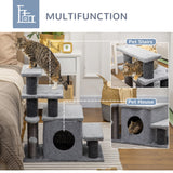 Cat Stairs Pet Steps for Couch Bed with Scratching Posts Condo Ball Toy