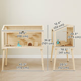 Wooden Hamster Cage, 43.3