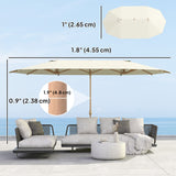 Double Garden Parasol 179.1