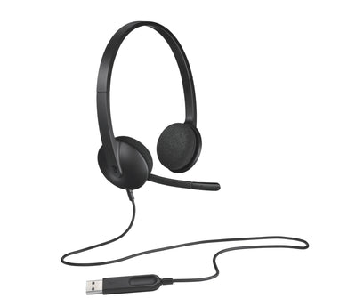 Logitech H340 USB Headset with Noise-Canceling Mic