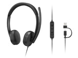 Lenovo VoIP Headset 5000 Wired USB-C Teams Certified