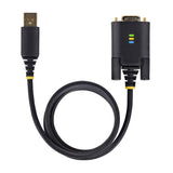 StarTech.com 6.6ft (2m) USB to Null Modem Serial Adapter Cable, COM Re