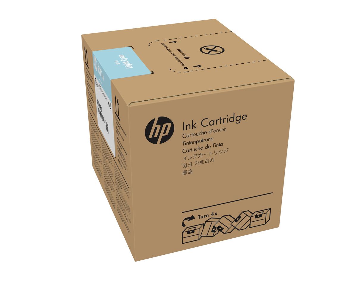 HP 871A 3-liter Light Cyan Latex Ink Cartridge