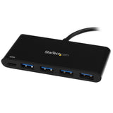 StarTech.com 4 Port USB C Hub with 4 USB Type-A Ports (USB 3.0 SuperSp