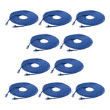 StarTech.com 25 ft. CAT6 Ethernet Cable - 10 Pack - ETL Verified - Blu