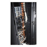 APC NetShelter gestion de câbles, gestionnaire de câbles vertical, couvercles articulés