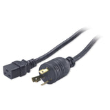 Cordon d'alimentation APC 2,4 m - 208 V, NEMA L6-30P vers IEC C19
