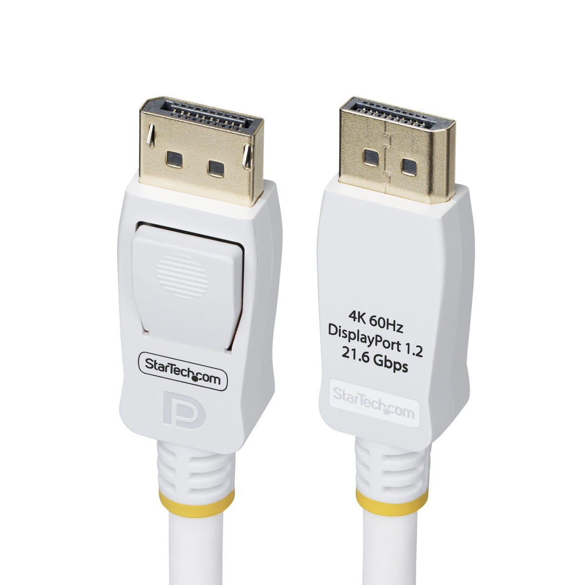 StarTech.com 6ft (1.8m) White VESA Certified DisplayPort 1.2 Cable, 4K