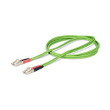 StarTech.com LC to LC OM5 Multimode Fiber Optic Cable, 2m