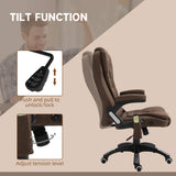 Reclining Massage Office Chair, Executive Office Chair with High Back, Swivel Wheels