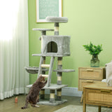 52 Inch Large Cat Tree for Indoor Cats