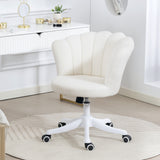 Office Chair, Armless Swivel Desk Chair with Adjustable Height, Tilt Function for Office
