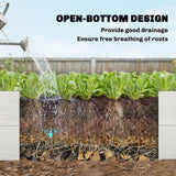 Vinyl Raised Garden Bed Kit, 6.5 x