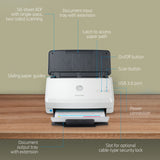 HP ScanJet Pro 2000 s2 Sheet-fed scanner 600 x 600 DPI A4 Black, White