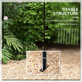 Birdcage Shape Arbour, Metal Garden Arbour Pergola Pavilion for Climbing Plants