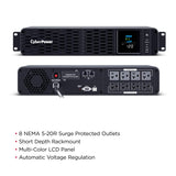 CyberPower CP2000PFCRM2U 2kVA Rackmount UPS with Sine Wave