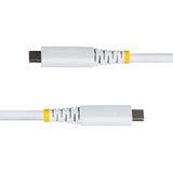 Câble USB4 3FT blanc certifié USB-IF 8K60/DP2.1/240W/40GBPS