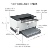 HP LaserJet M209dw Imprimante sans fil noir et blanc, Recto-verso