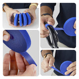 StarTech.com 4-pack 15ft (4.6m) Hook and Loop Roll, 0.5in Wide, Blue,