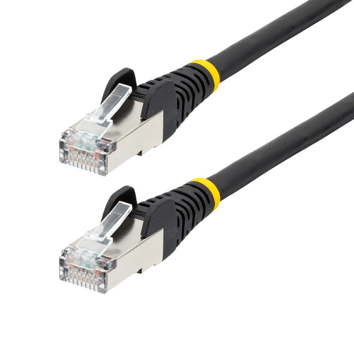 StarTech.com Câble Ethernet CAT6a 75pi Noir, Sans Accroc RJ45, 10GbE, 10
