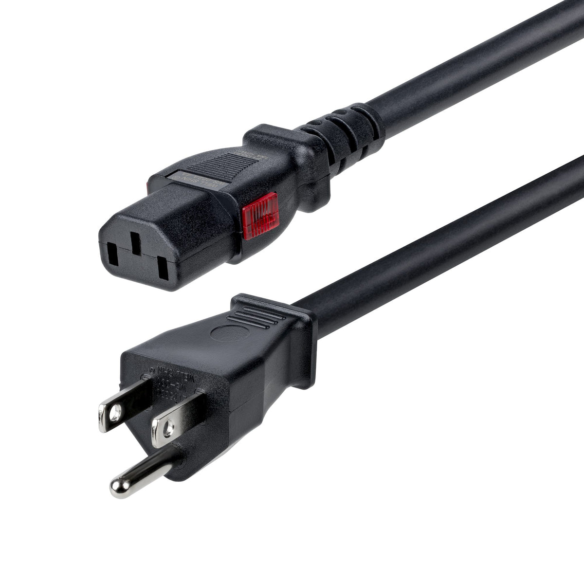 Cordon d'alimentation StarTech.com 6 pi (2 m) service intensif, NEMA 5-15P vers C13 verrouillé