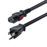 Cordon d'alimentation StarTech.com 6 pi (2 m) service intensif, NEMA 5-15P vers C13 verrouillé