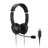 Kensington Classic Casque USB-A avec microphone et contrôle de volume