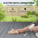 7 Pieces Outdoor Dining Set for 6