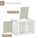 Meuble-cage pour chien 31,5 po avec portes doubles