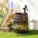 Wooden Outdoor Fountain