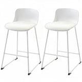 Ensemble de tabourets de bar modernes 2, tabourets de bar en cuir polyuréthane