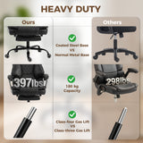 Executive Office Chair, Leathaire Big and Tall Office Chair 400 lbs with Wide Seat, Reclining, Lumbar Support