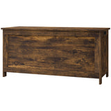 Storage Trunk with 2 Safety Hinges, Modern Entryway Bench with Side Handles