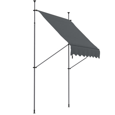 6.5' x 4' Manual Retractable Awning